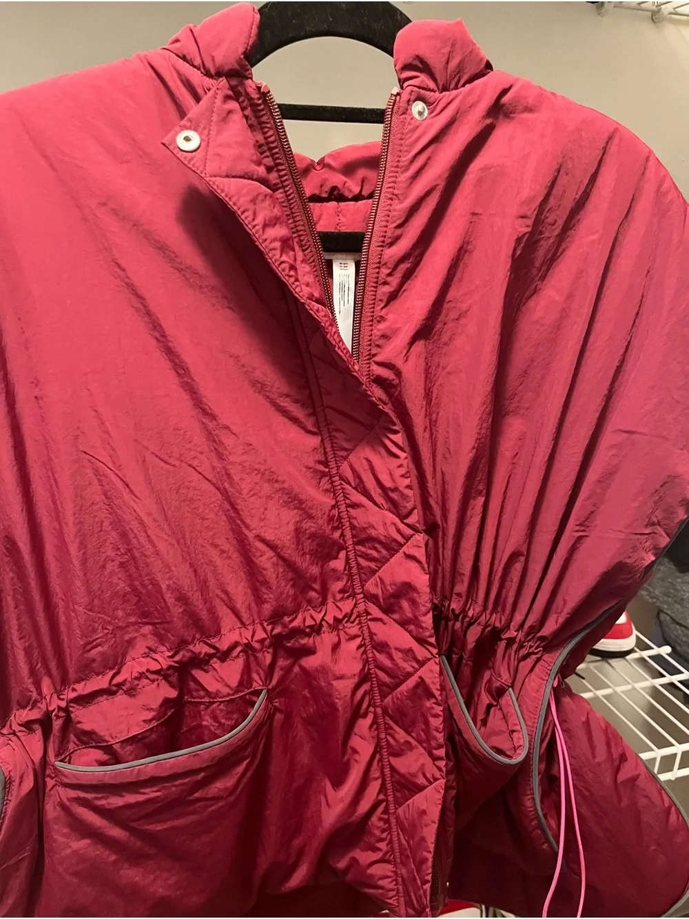 Brand New Free People Movement Women's Reflex Reflective Poncho Vest One Size